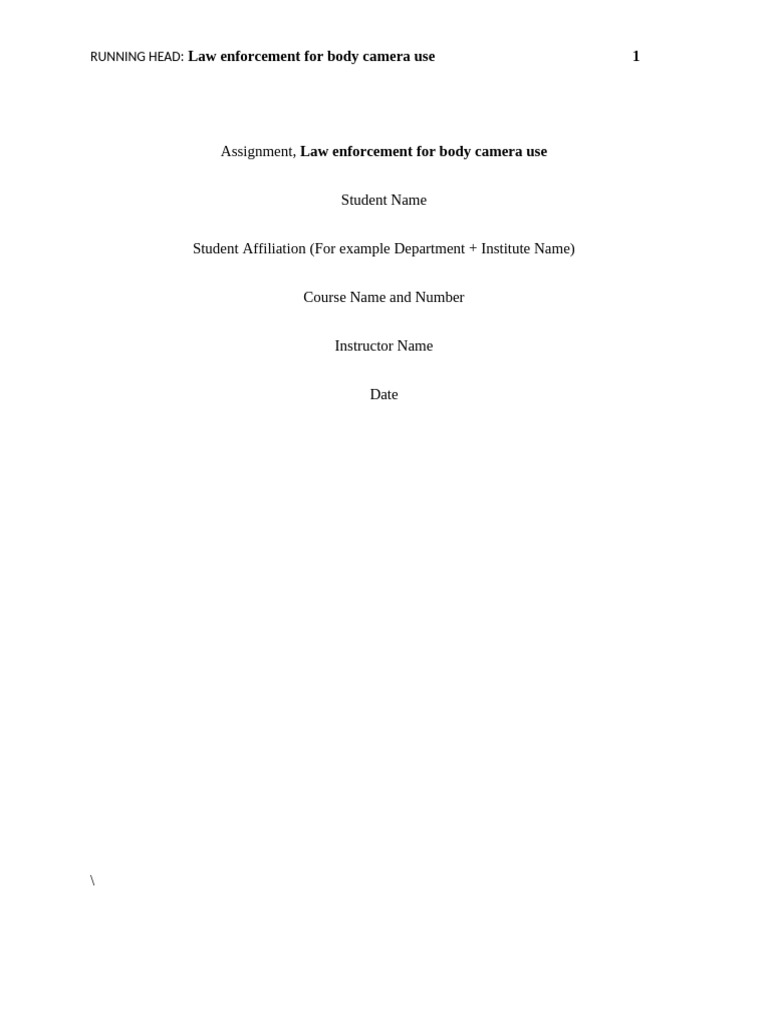 Law Enforcement 2 | PDF