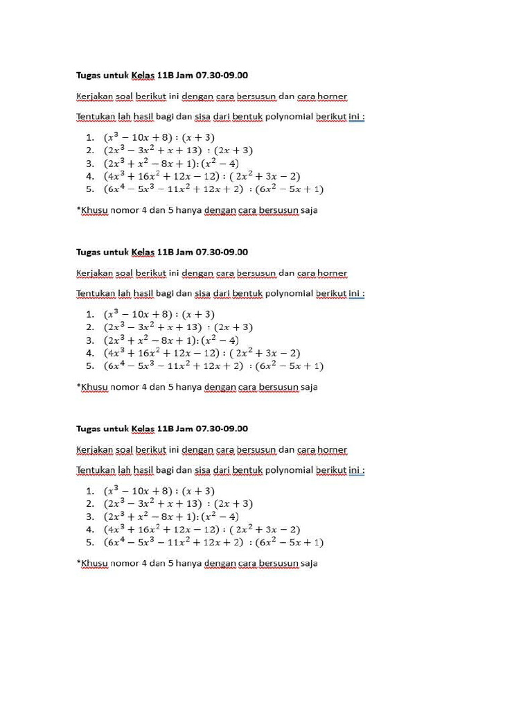 Soal MTK Ustd Ul | PDF
