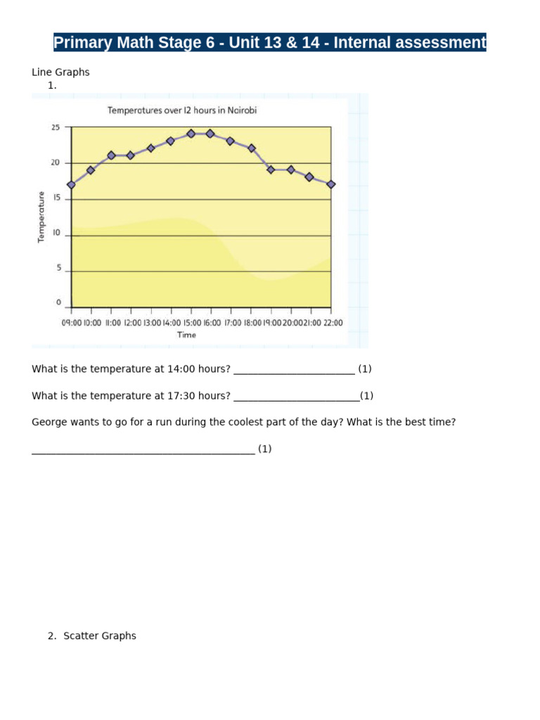 Unit 15 and 16 Maths Unit Test | PDF