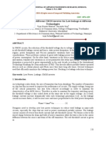 Comparison Among Different CMOS Inverter For Low Leakage at Different Technologies