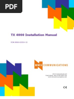 TX 4000 Installation and Configuration Manual