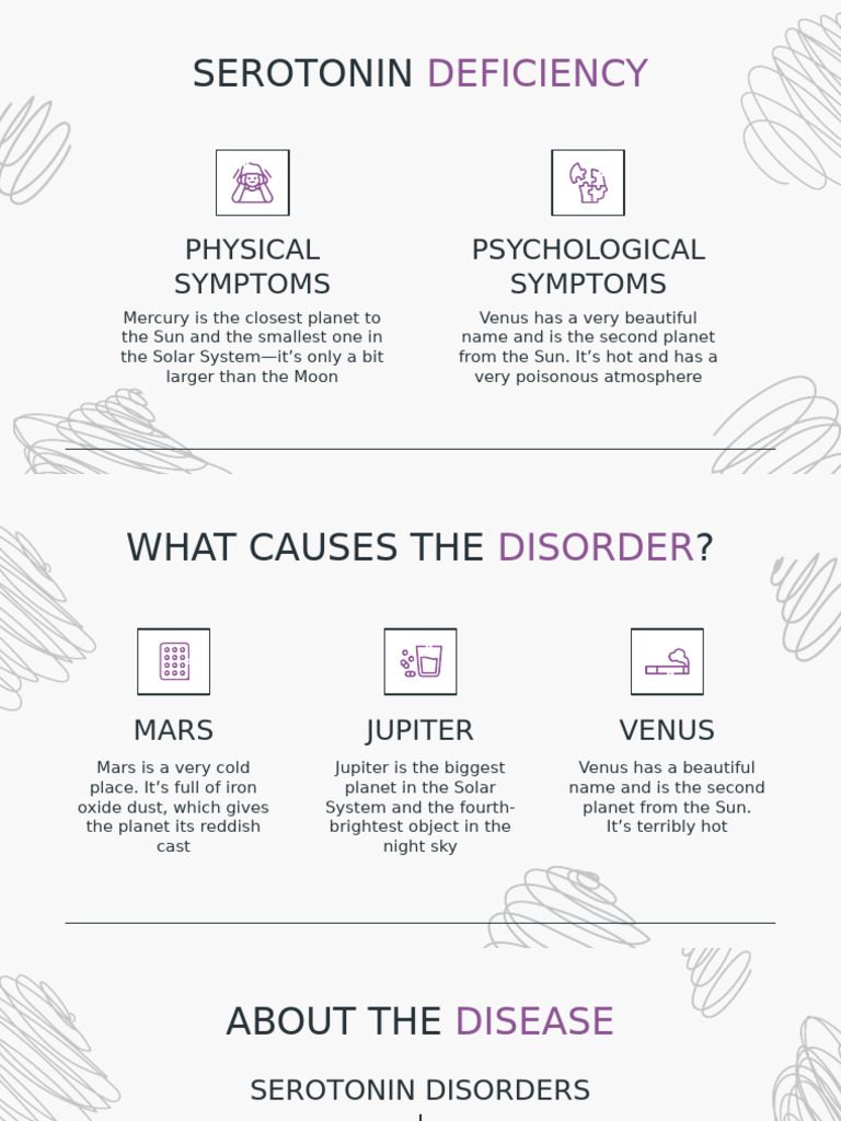 Serotonin Disorders by Slidesgo | PDF