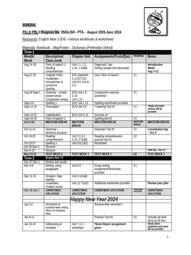 Progress File PKL-PBL 3 - 2023-24 | PDF