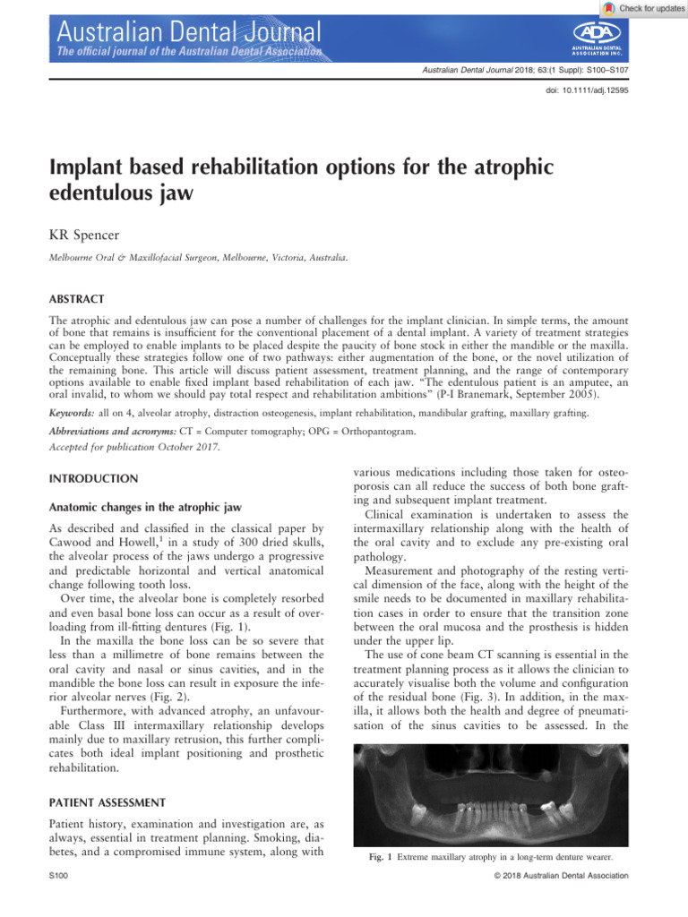 Australian Dental Journal 2018 Spencer Photo Inspiration