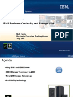 IBM I Business Continuity and Storage 2009