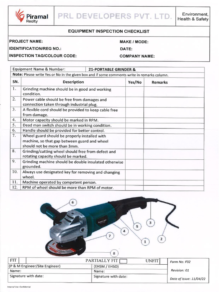 21 Portable Grinder | PDF