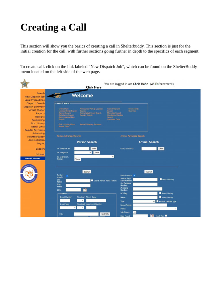 Creating A Call | PDF