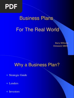 Business Plan OutlineF-1!8!04