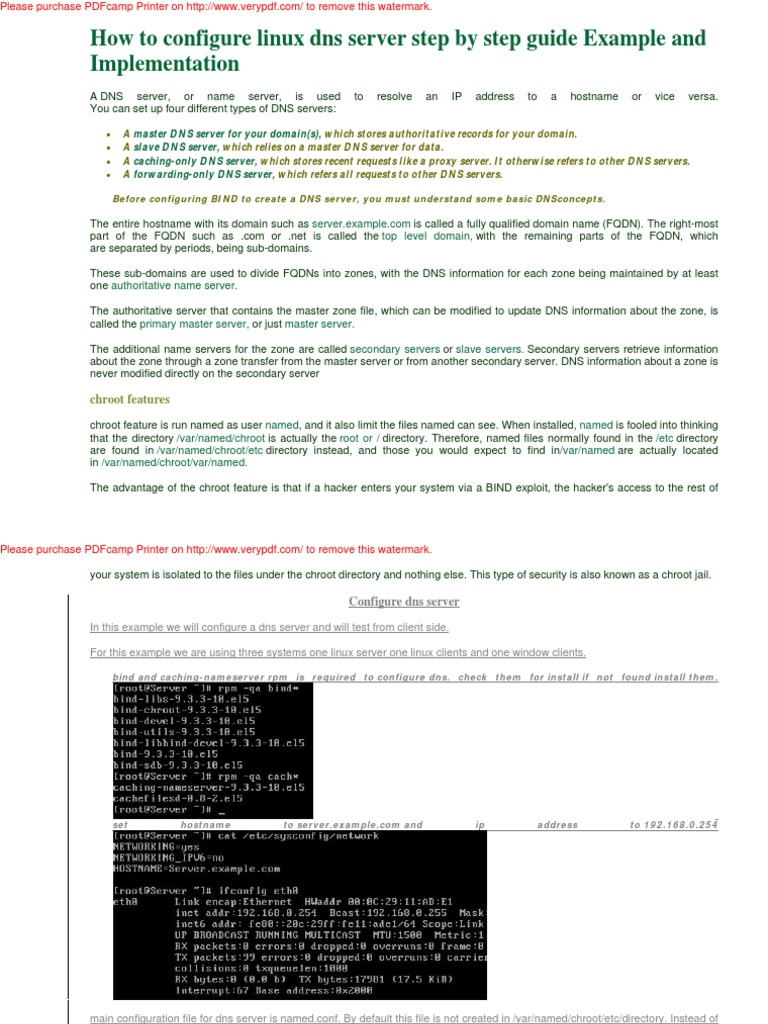 How To Configure Linux Dns Server Step by Step Guide Example and ...