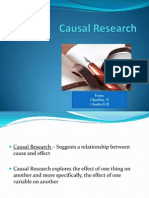 Causal Research Designs and Types of Errors in Experimental Research