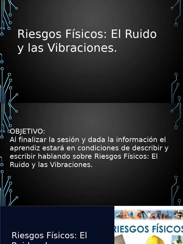 Ruido y Vibraciones: Riesgos Laborales | PDF | ruido | Ciencia y ...