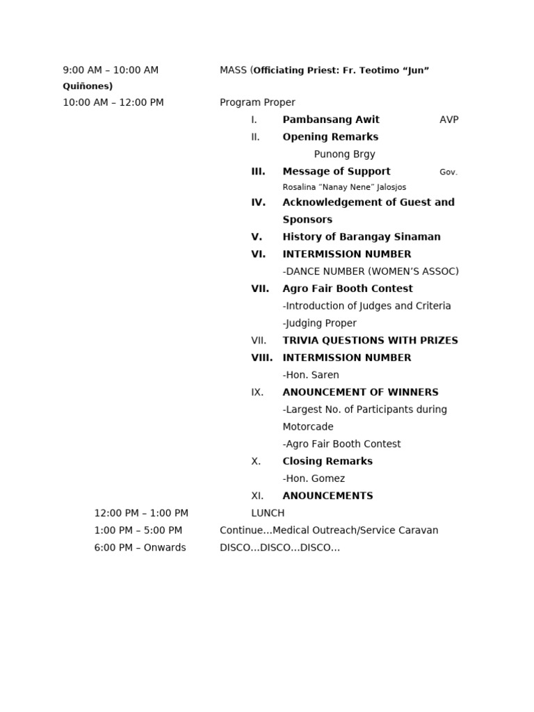Araw Program | PDF