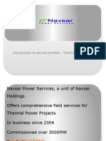 Introduction To Service Portfolio - Thermal Power Vertical