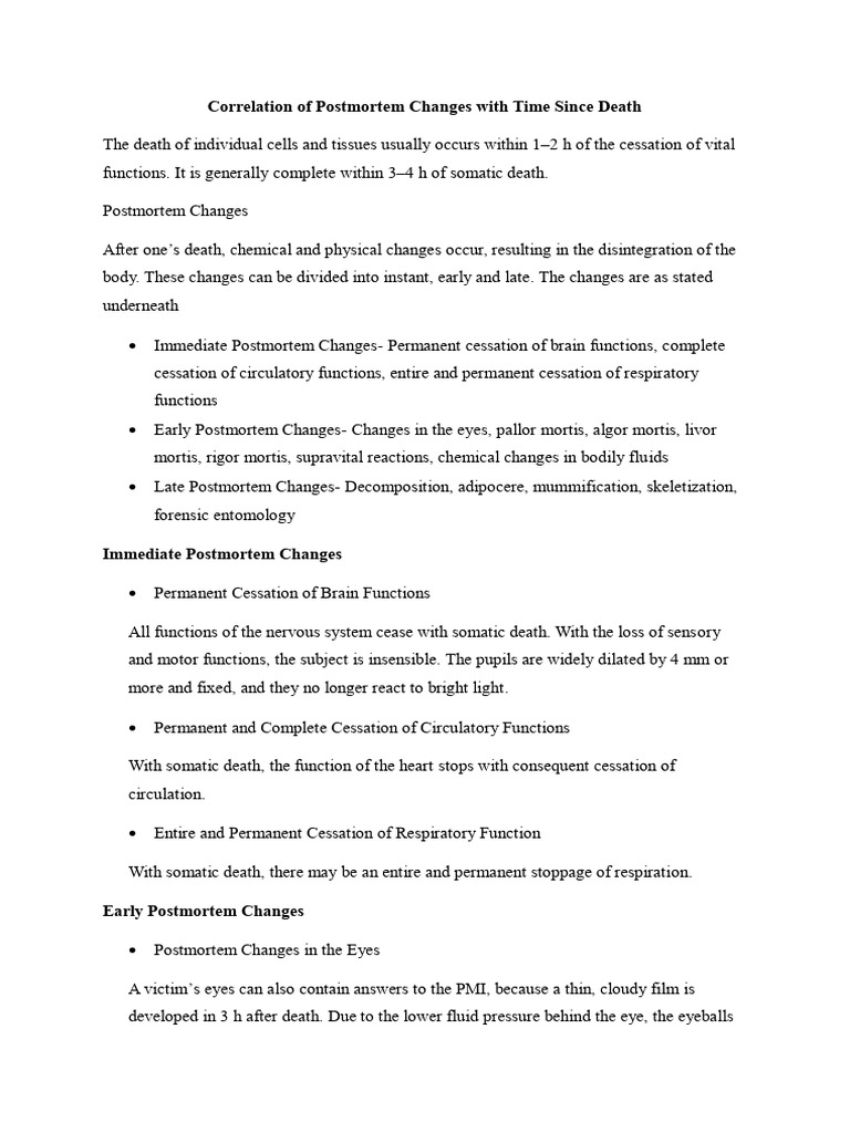 Forensic Postmortem Analysis | PDF | Decomposition | Pelvis