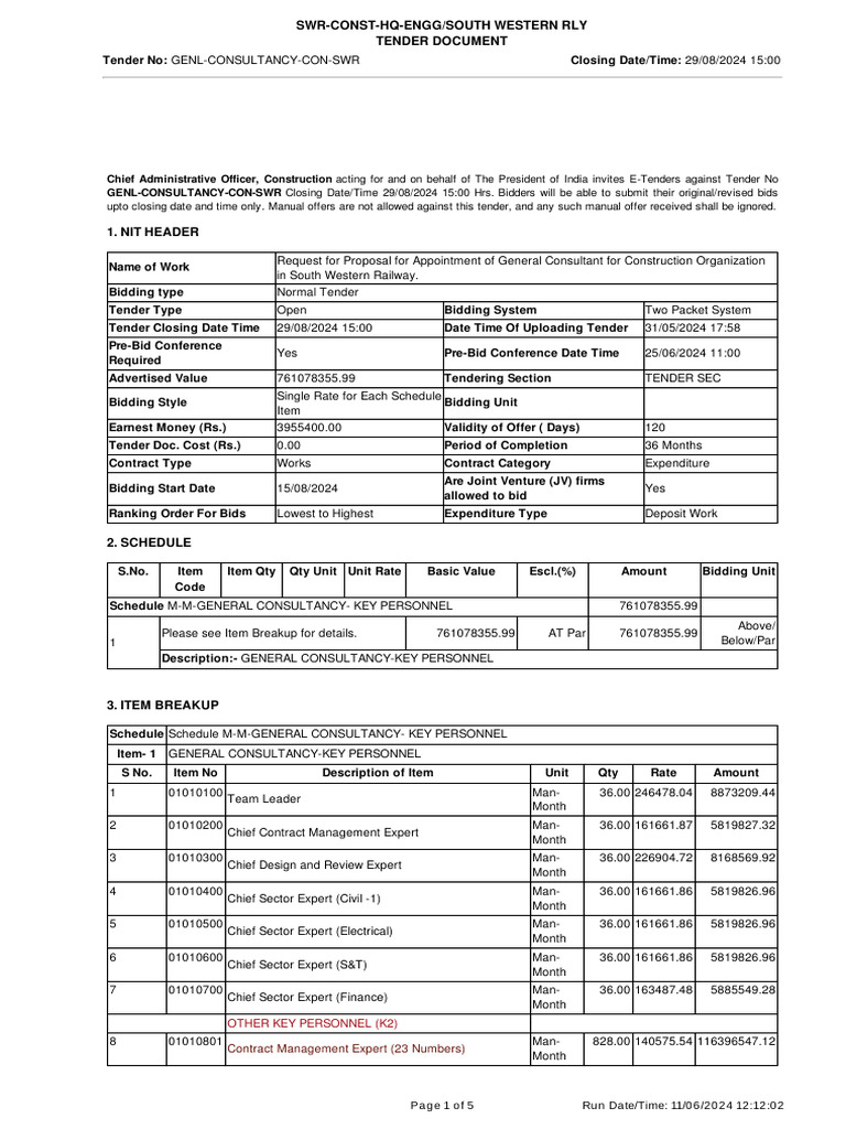 viewNitPdf SWR GC | PDF