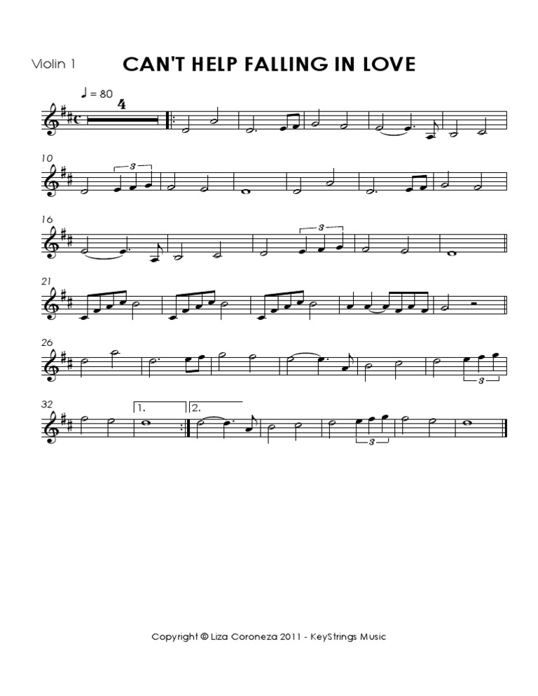 Can T Help Falling in Love