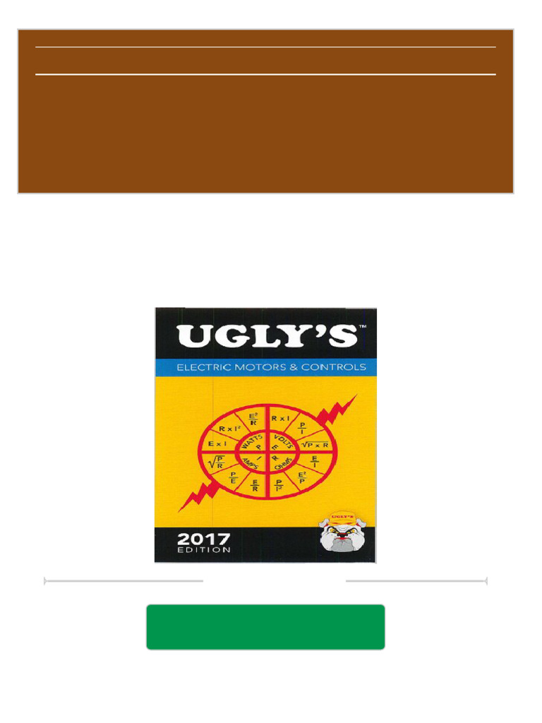 Download ebooks file Ugly s Electric Motors Controls 2017 Edition Jones Bartlett Learning all