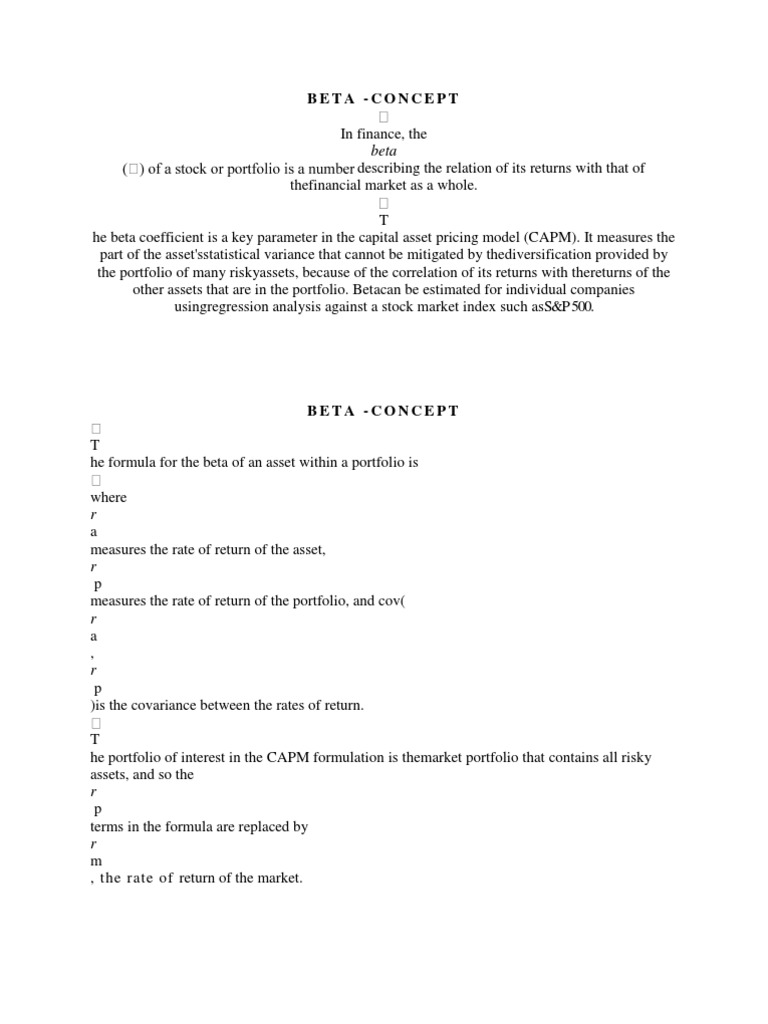 Beta | PDF | Computers