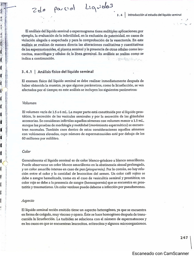 Liquido Seminal | PDF