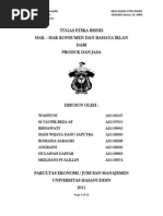 Download Tugas Etika Bisnis Hak - Hak Konsumen by Hadi Wijaya Danu Saputra SN76566649 doc pdf