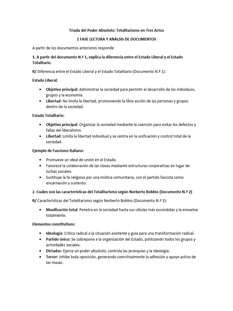 Triada Del Poder Absoluto | PDF