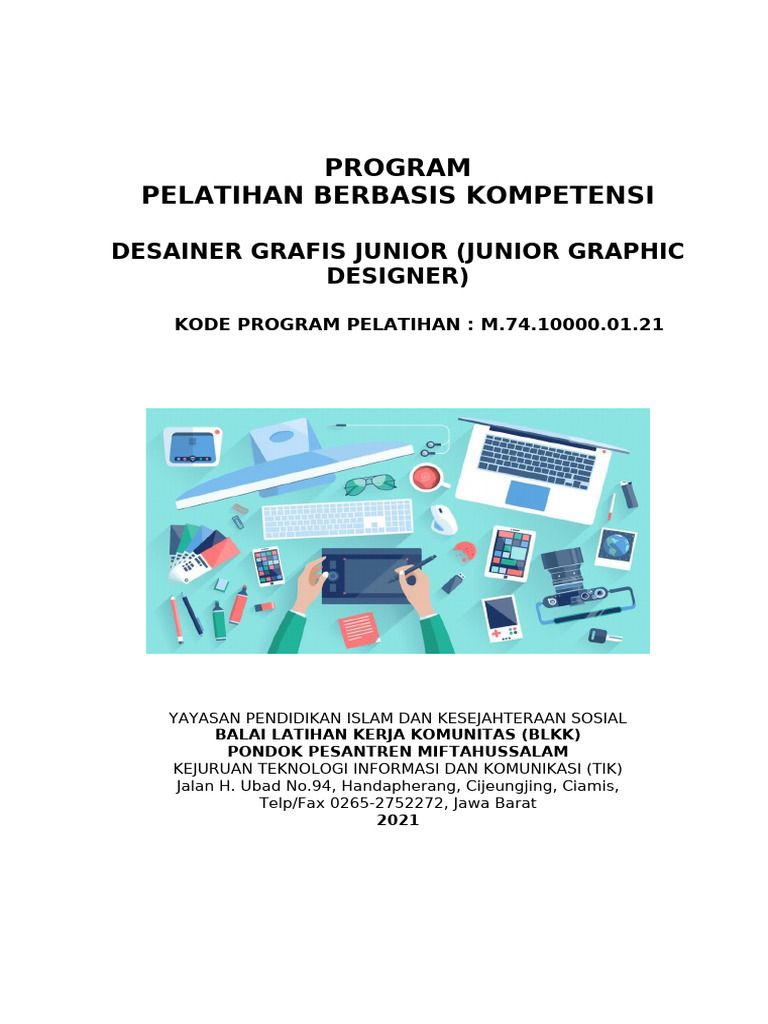 Program Pelatihan Berbasis Kompetensi: Desainer Grafis Junior (Junior ...