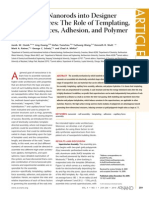 Assembly of Nanorods Into Designer Superstructures: The Role of Templating, Capillary Forces, Adhesion, and Polymer Hydration