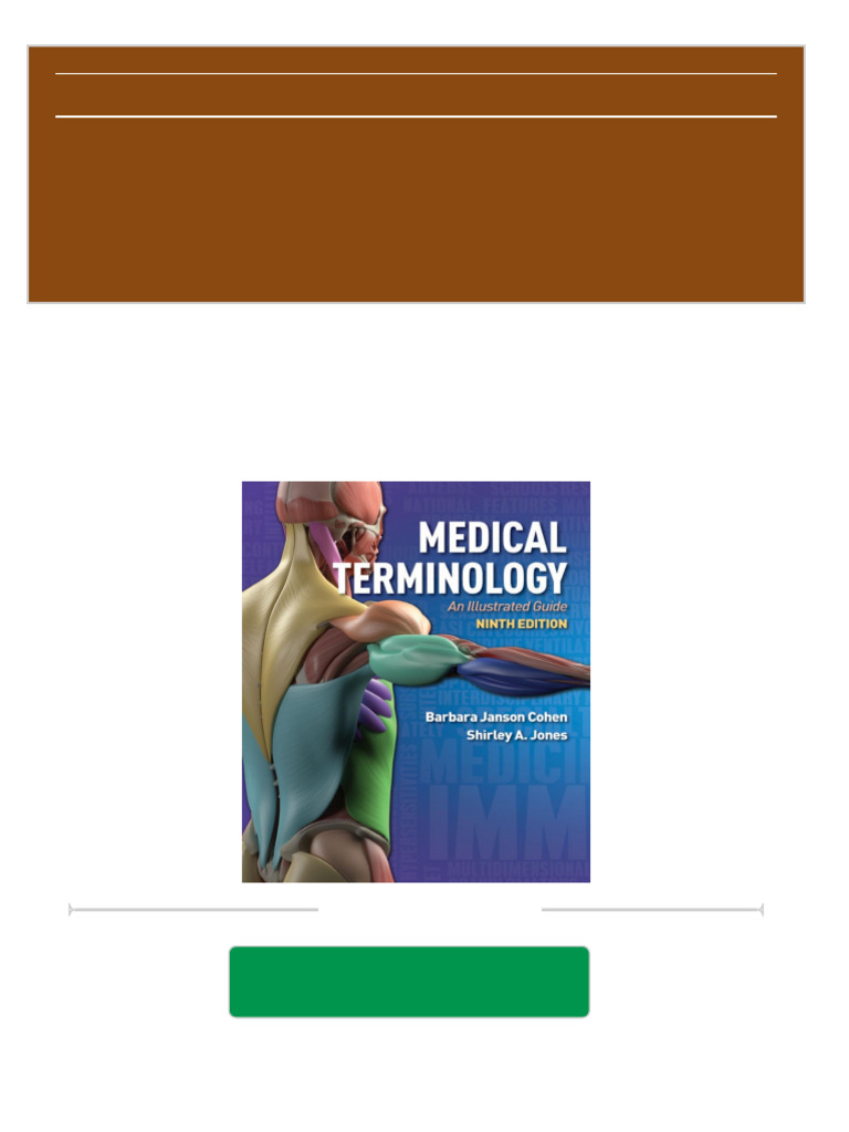Download full Medical Terminology An Illustrated Guide (Medical