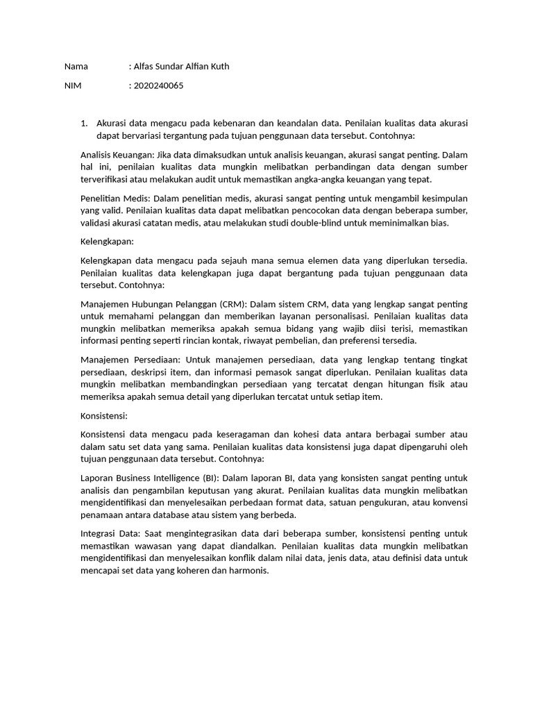 Data Mining Tugas Mandiri | PDF
