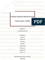 Fashion Industry Market Survey Trade Cluster: SURAT: Submitted To: Ms. Sudeshna Datta Roy