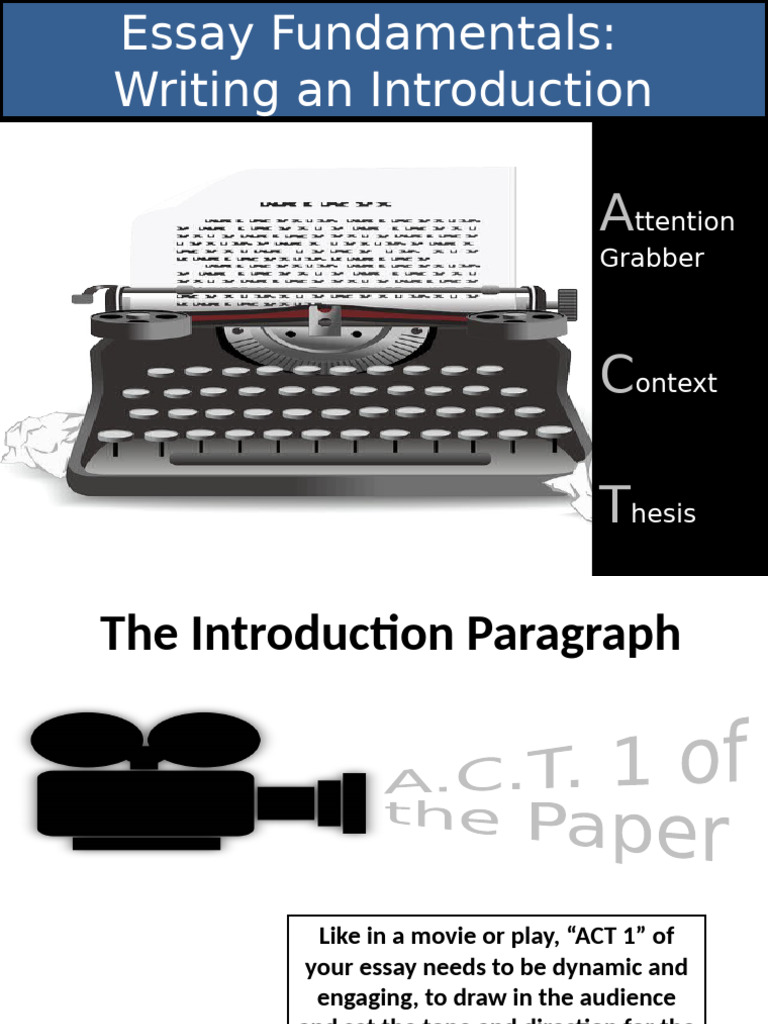 Writing An Introduction | PDF