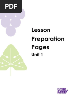 GRAPESEED teacher's manual ＋　unit1 GrapeSEED Teacher Manual: Unit 1 Overview | PDF | Phonics
