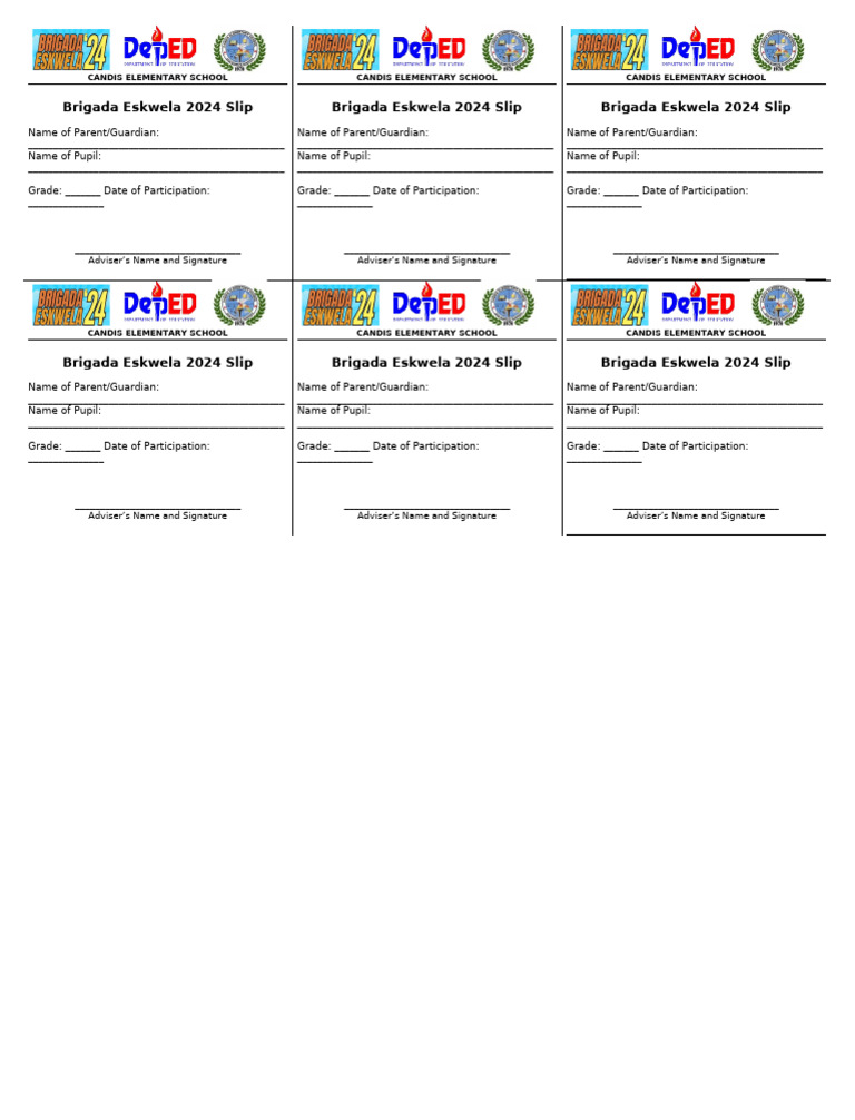 Brigada slip 2024 pdf