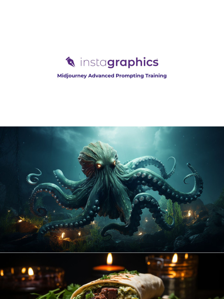 Advanced Prompting Guide to Mid Journey - YouTube | PDF