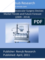 Global Cardiovascular Surgery Devices Market Trends and Future Forecast (2009 - 2014)