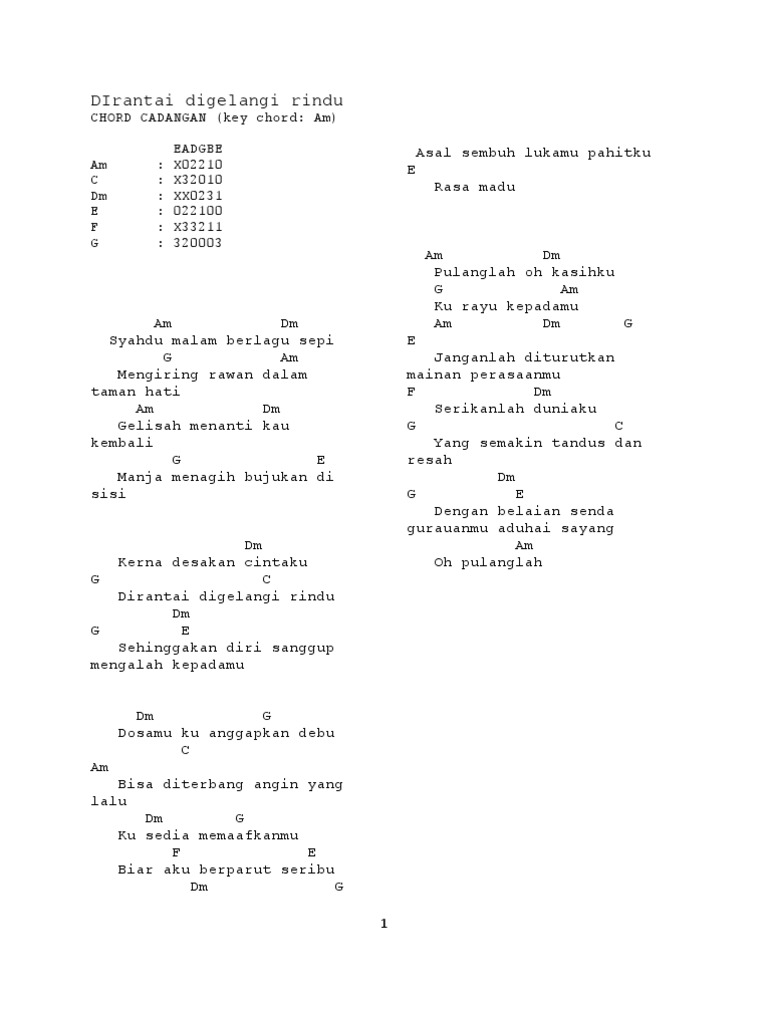 Kord Lagu Pdf