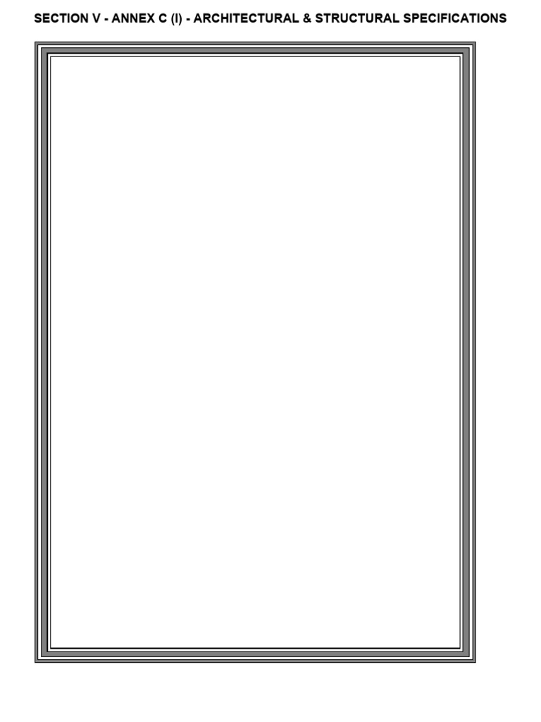 Rfp-Keoh-2016-006 - Section V - Annex C (I) - Architectural ...