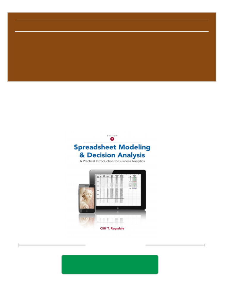 Spreadsheet Modeling Resources | PDF