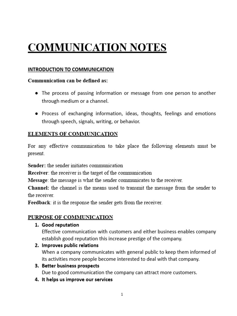 Essentials of Effective Communication | PDF | Communication | Nonverbal ...