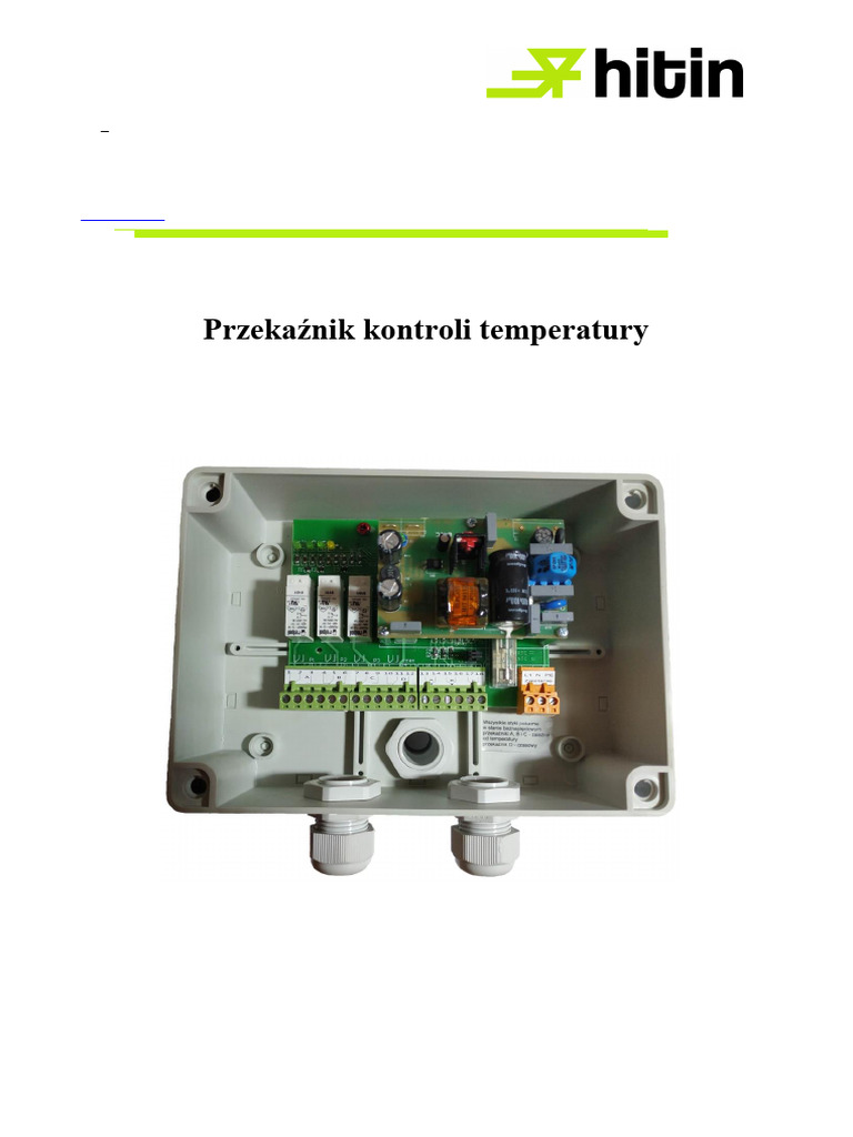 Przekaźnik kontroli temperatury RTT-14 | PDF | Phases Of Matter ...