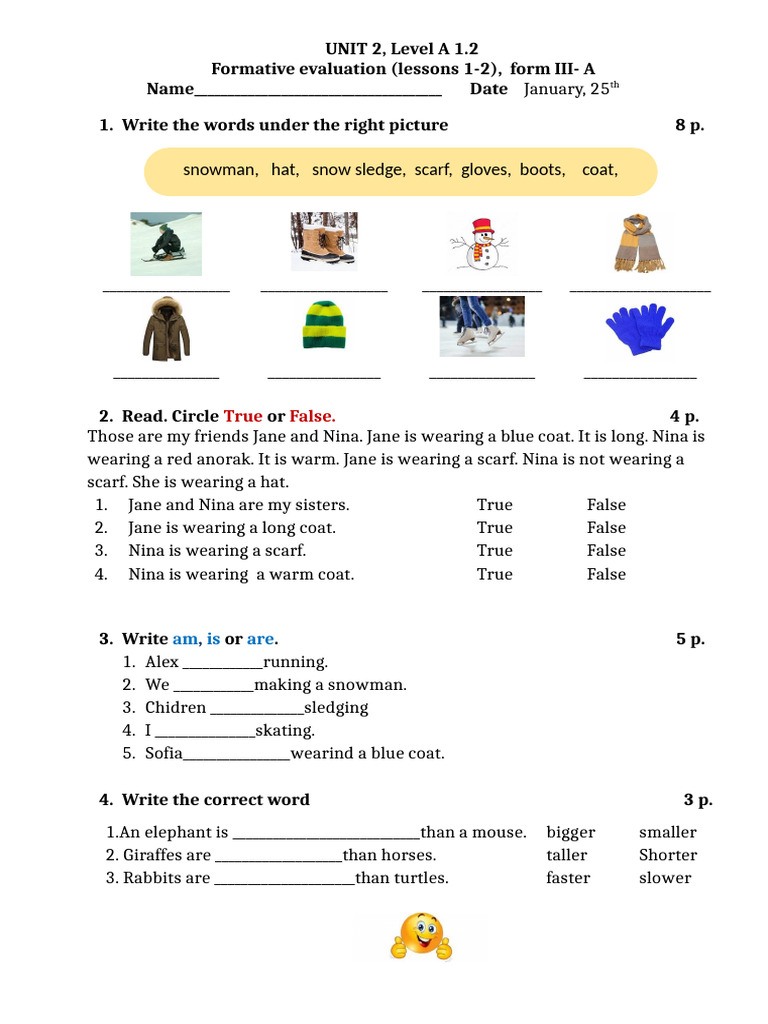 CL 3 Unit 3 Efe Lessons 12 | PDF