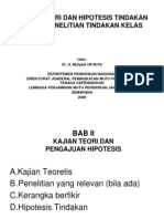 Kajian Teori Dan Hipotesis Tindakan Dalam PTK