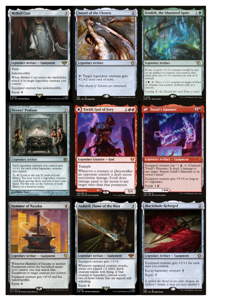Legendary Equipment | PDF