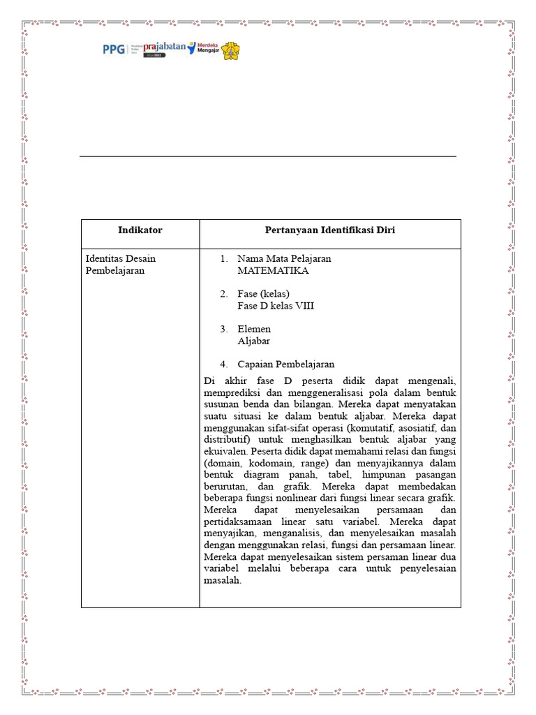 Penyusunan Desain Pembelajaran Aulia Putri Seminarppg2024 Pdf
