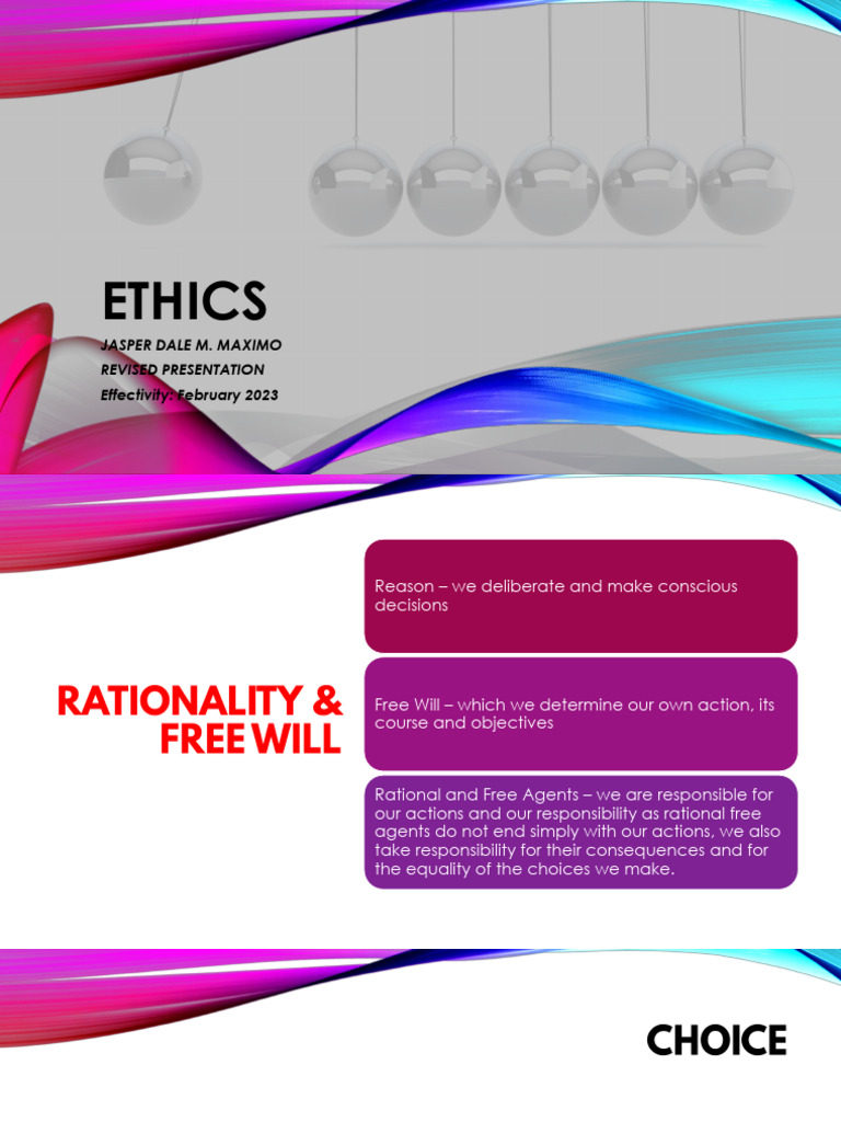1 - Ethics and Morality | PDF