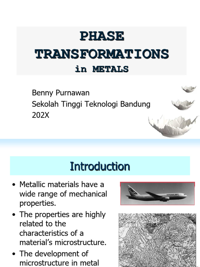 Phase Transformations in Metals Explained | PDF | Heat Treating ...