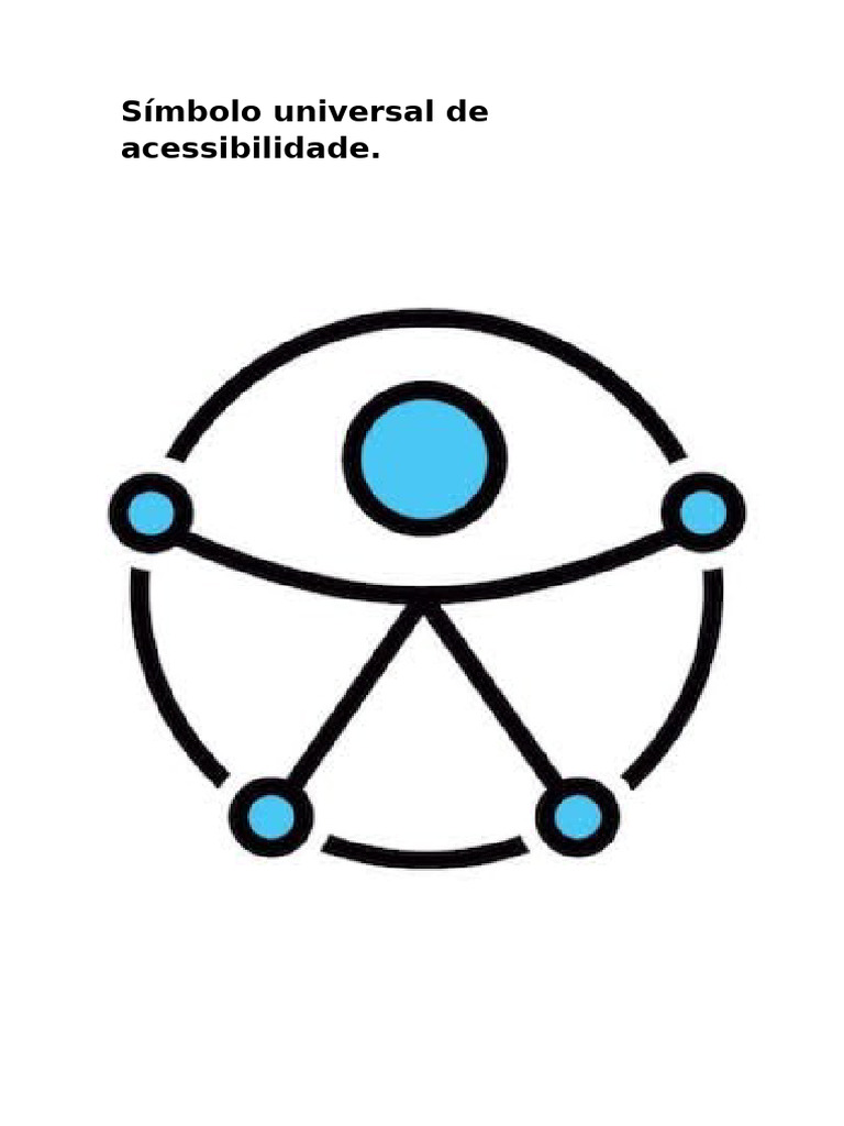 Símbolo Universal de Acessibilidade | PDF