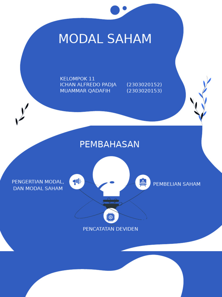 Kel 11 - Modal Saham | PDF