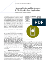 A Micro Strip Antenna Design and Performance Analysis For RFID High Bit Rate Applications 2011