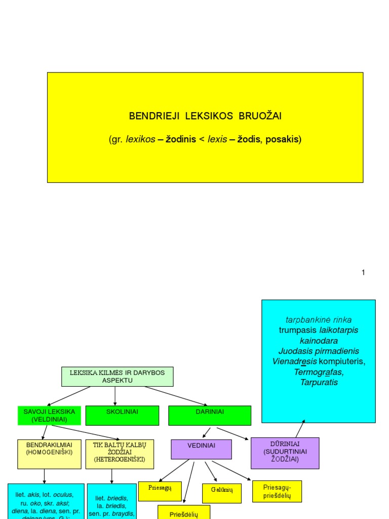 Leksika 1 | PDF